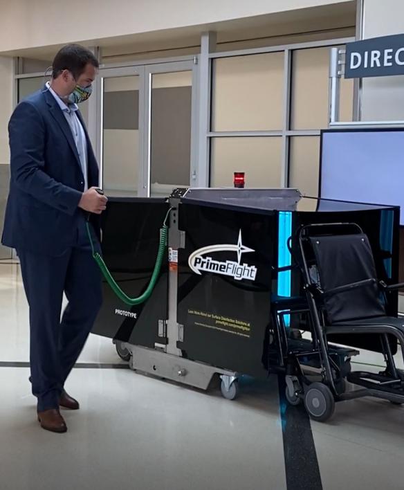 Wheelchair Disinfection Unit